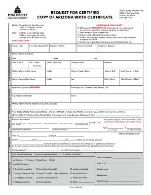 pima county birth certificate copy.
